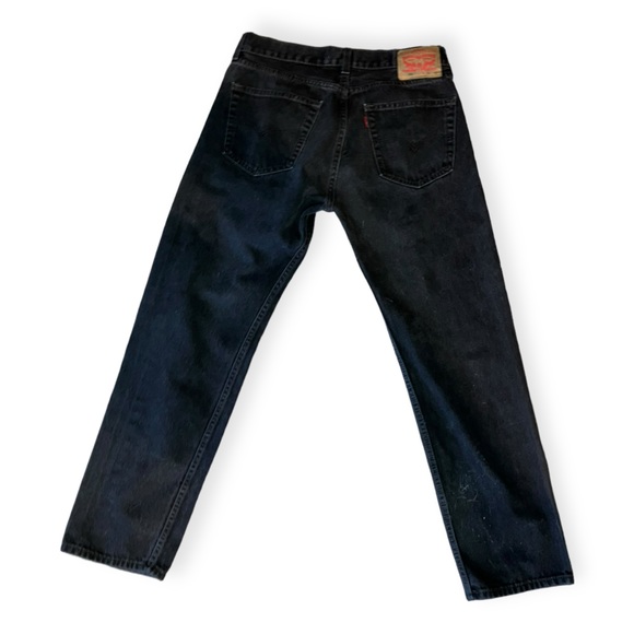 Levi’s men’s black 505 straight leg jeans - Picture 3 of 7